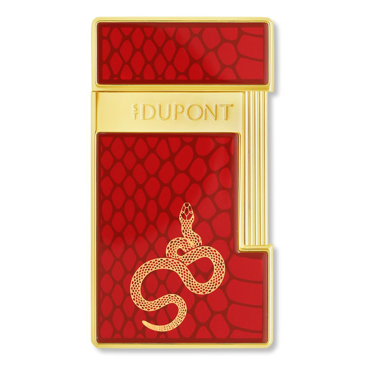 dupont cigarette lighters price guide S.T. Dupont Year of the Snake Slimmy Flat Torch Flame Cigar Lighters