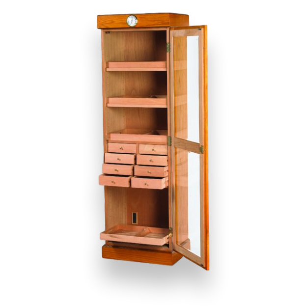 Quality Importers Tower 3000 Cigar Display Humidor 4-8