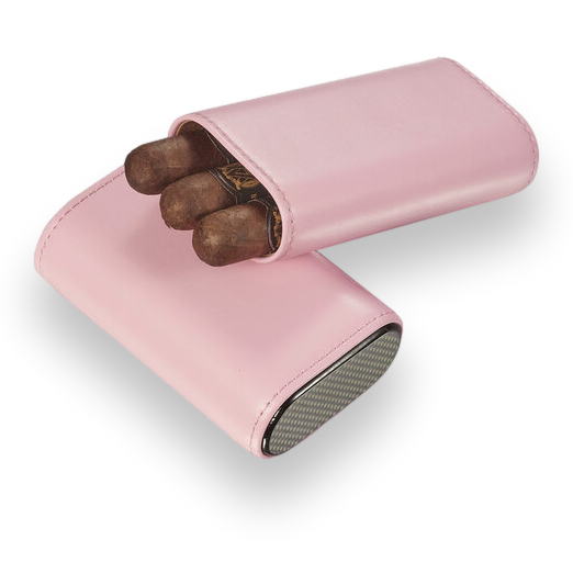 Visol Burgos Leather 3-Finger Cigar Cases