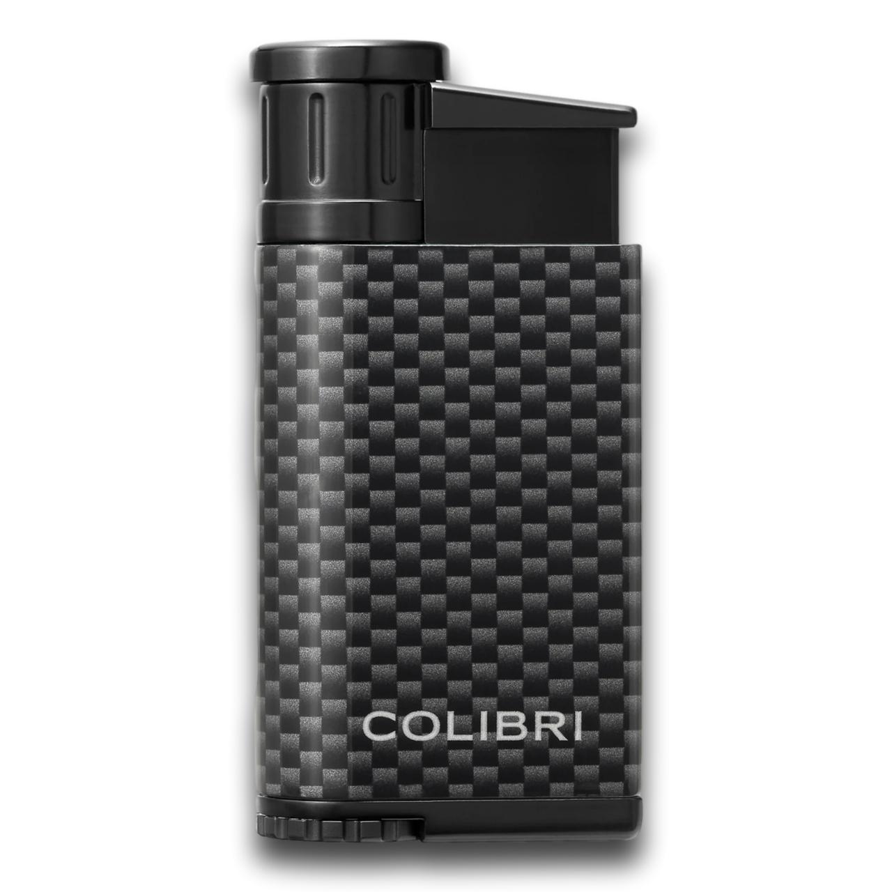 Colibri Evo Torch Flame Single Jet Cigar Lighter - Carbon Fiber Series