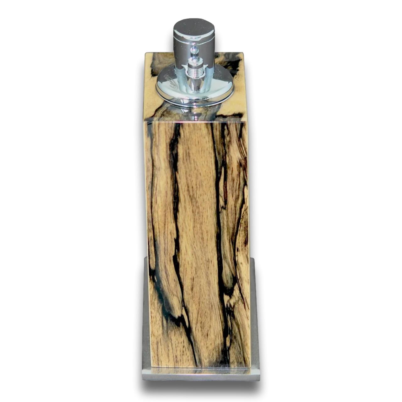 Elie Bleu Royal Ebony Table Torch Flame Triple Jet Tabletop Cigar Lighter