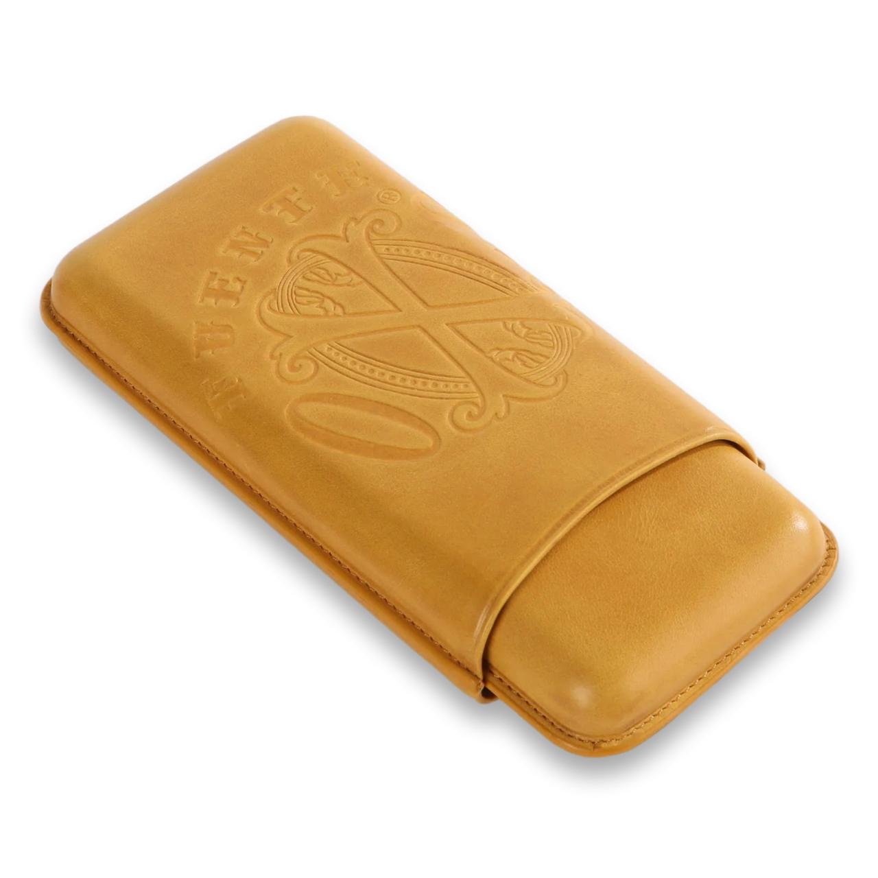 OpusX Society Spanish Nobuk Leather 3-Finger Soft Cigar Cases