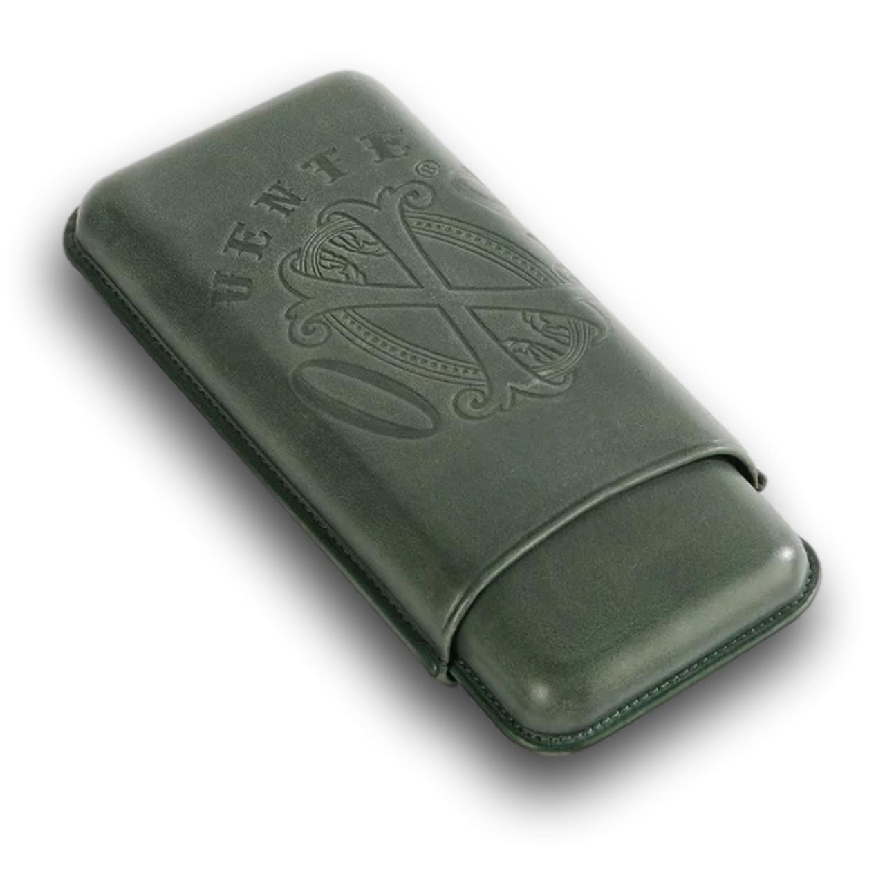 OpusX Society Spanish Nobuk Leather 3-Finger Soft Cigar Cases