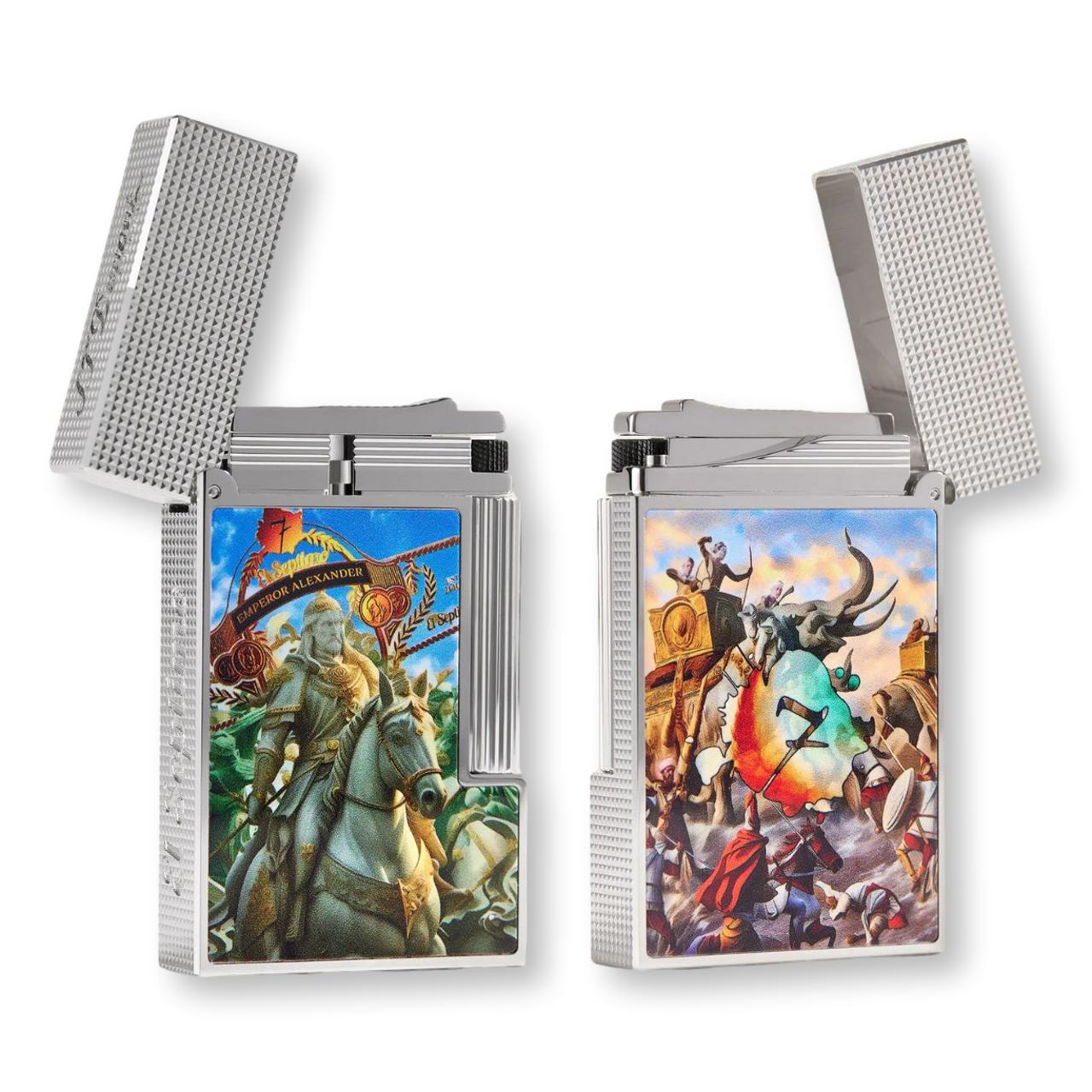 El Septimo S.T. Dupont Line 2 Ping Double Soft Flame Cigar Lighters