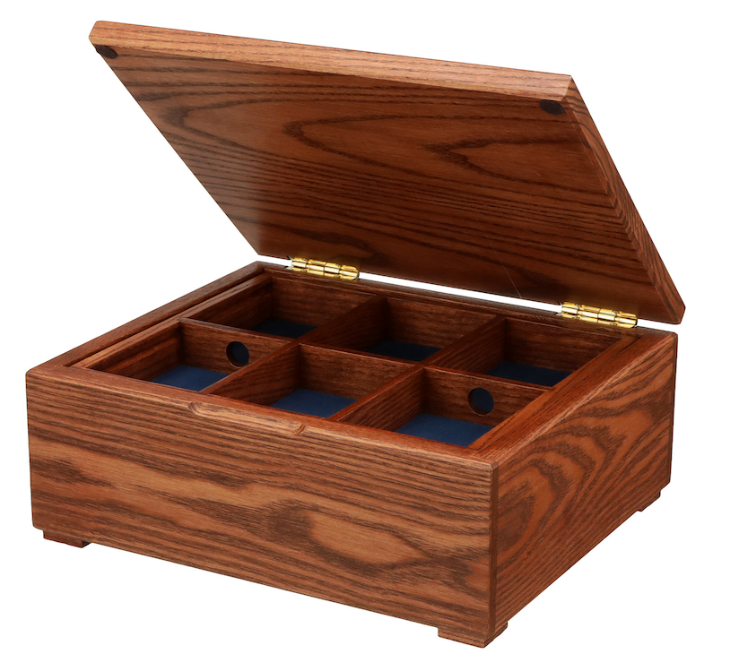 Northwoods Humidors White Ash Wood Cigar Accessories Storage Box