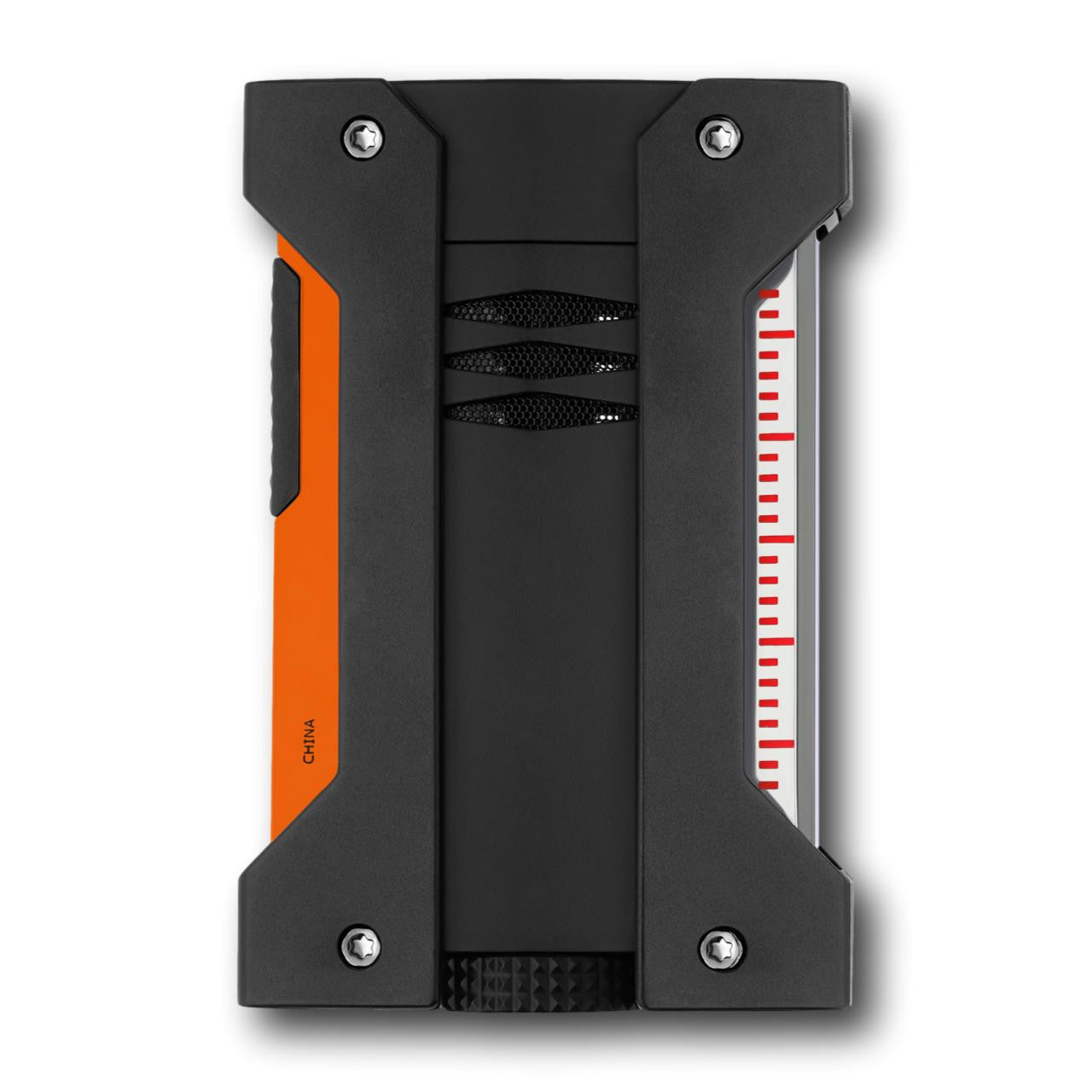 S.T. Dupont Fluo Defi Extreme Torch Flame Single Jet Cigar Lighter - Orange - Backside