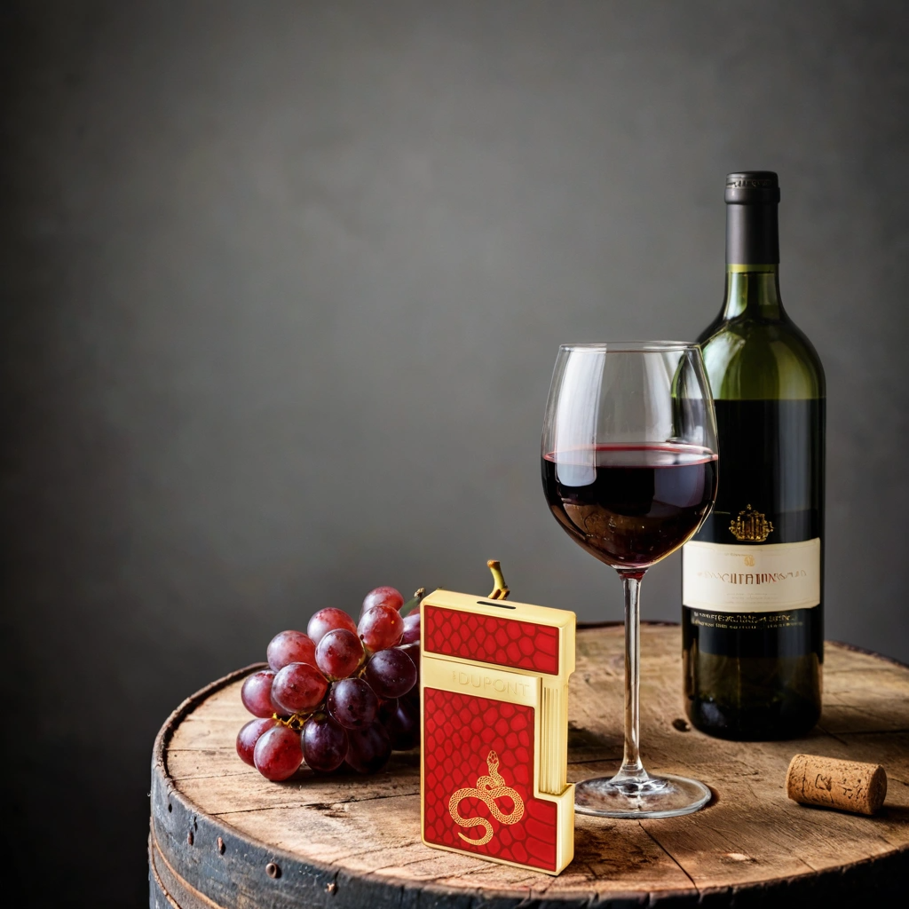 S.T. Dupont Year of the Snake Slimmy Flat Torch Flame Cigar Lighters - Red - Lifestyle