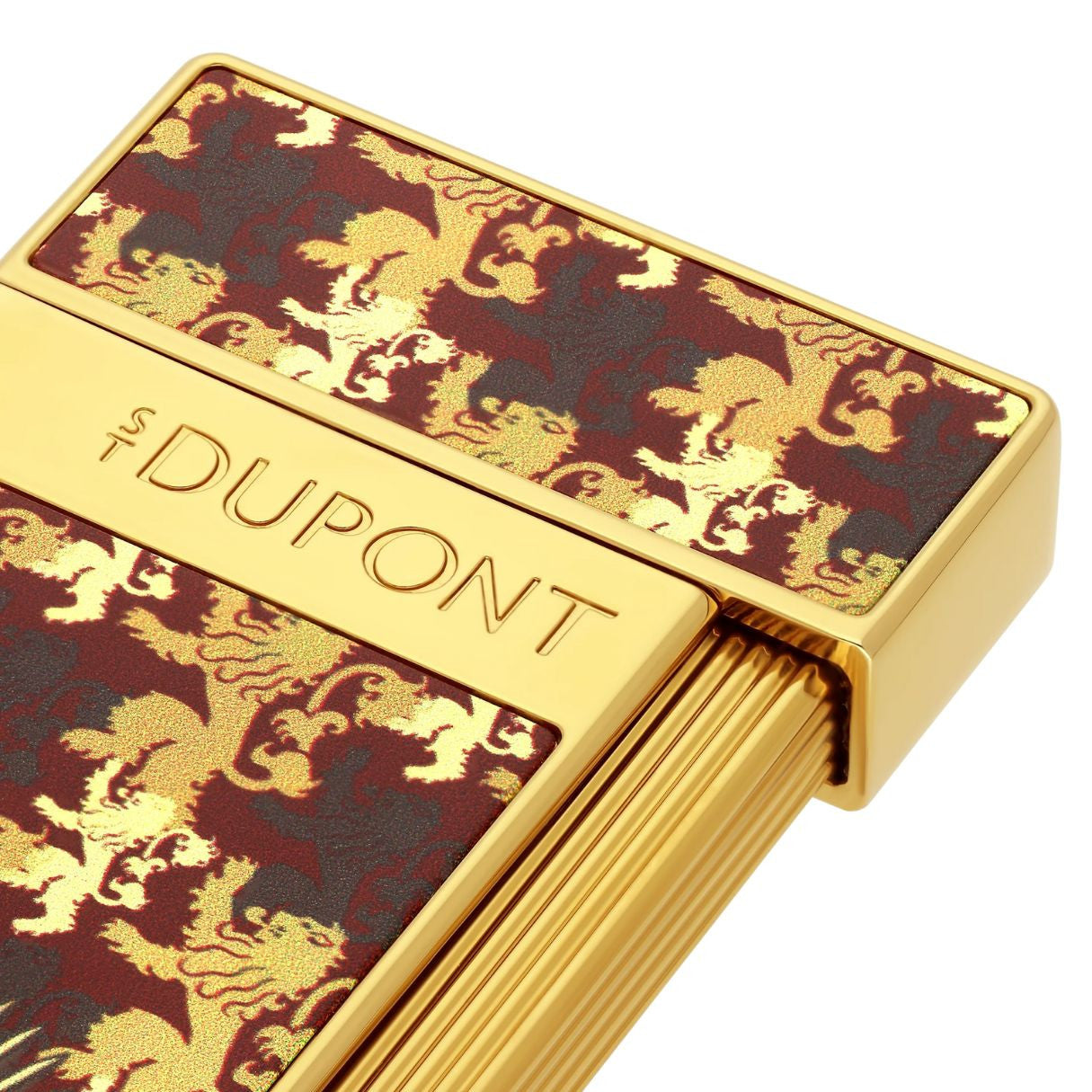 S.T. Dupont Game of Thrones Lannister Slimmy Torch Flame Single Jet Cigar Lighter - Details