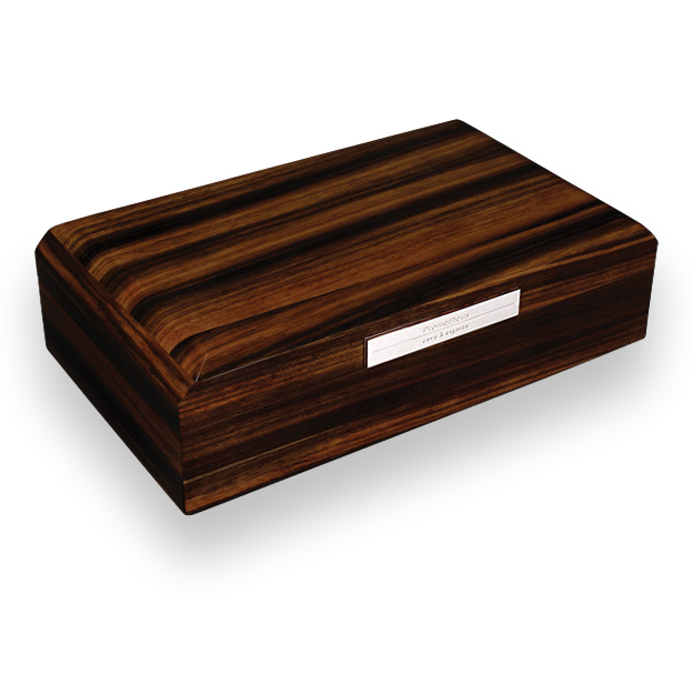 Prometheus Macassar Ebony 50-100 Cigar Humidor - Octagon Series