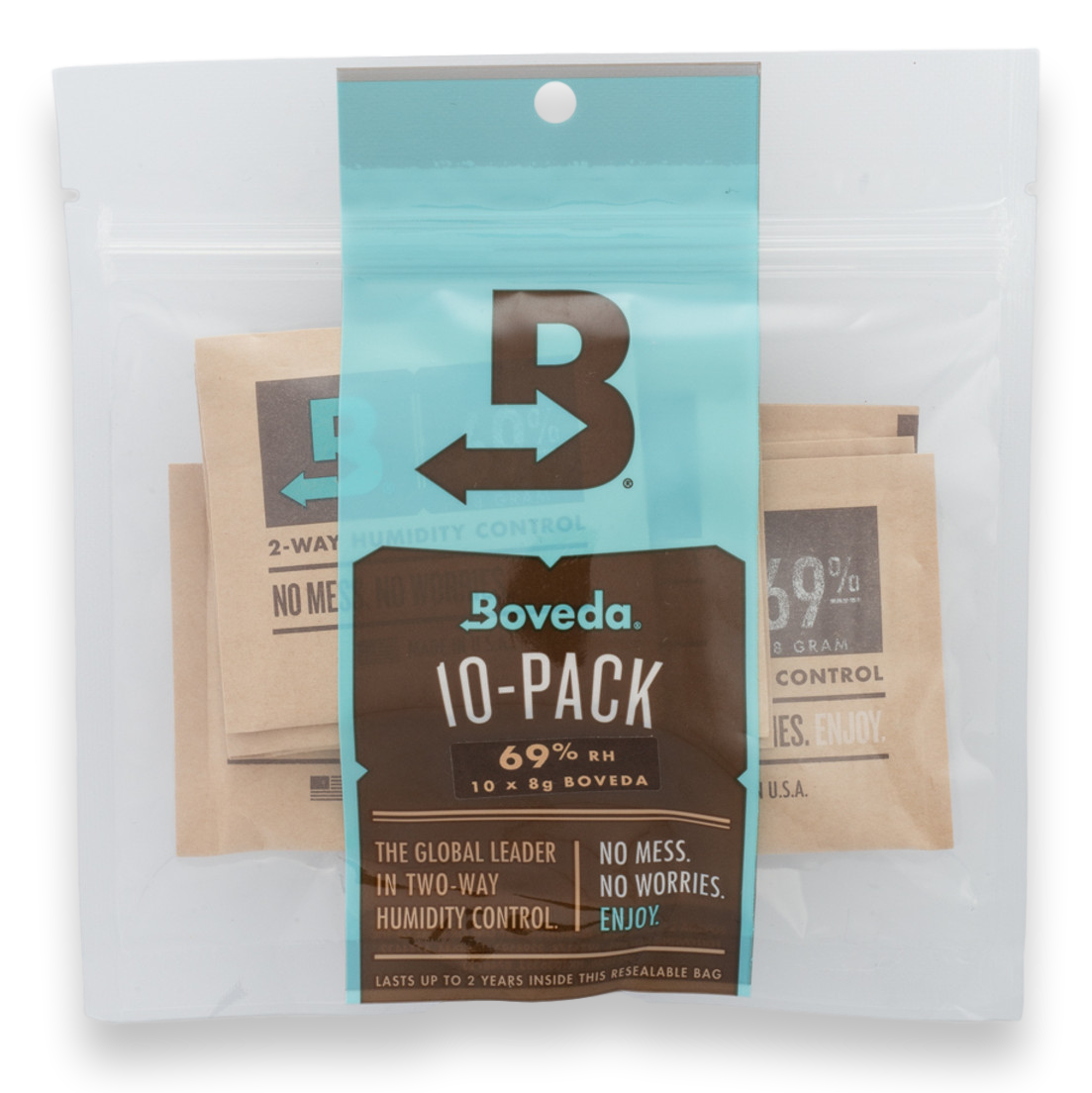 Boveda 58-84% Humidity Packs - 10-Count, Small 8g