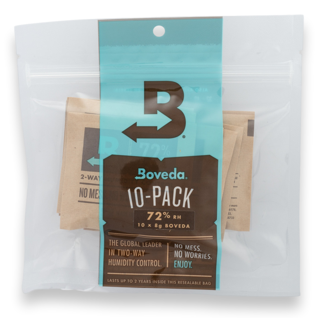 Boveda 58-84% Humidity Packs - 10-Count, Small 8g