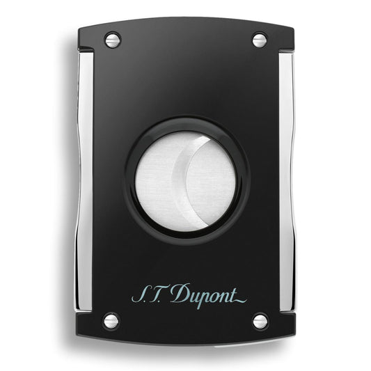 S.T. Dupont Maxijet Double Blade Cigar Cutters - Black Chrome - Main Image - Front Side