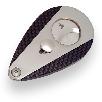 Xikar Xi3 Carbon Fiber Guillotine Cut Double-Blade Cigar Cutters