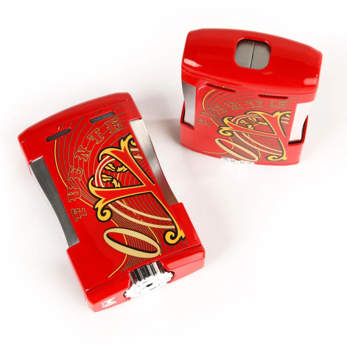 OpusX Society Torch Flame Triple Jet Tabletop Cigar Lighters