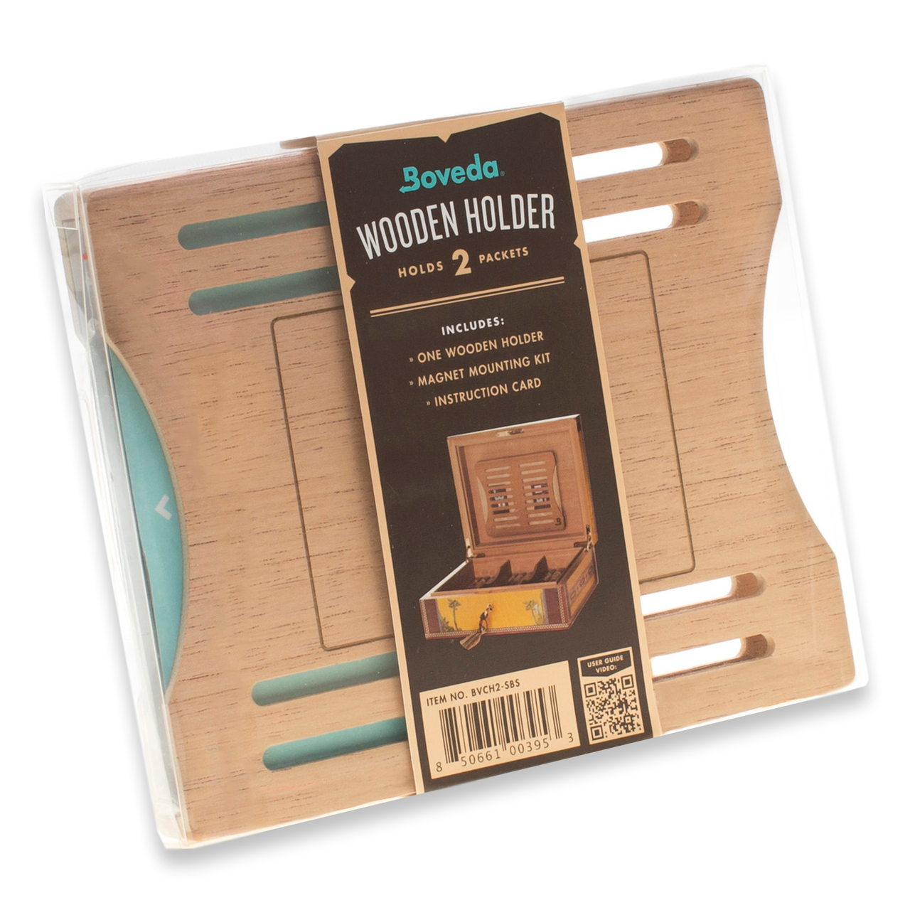 Boveda 2 Pack Cedar Holder - Side by Side (HBVCH2-SBS)