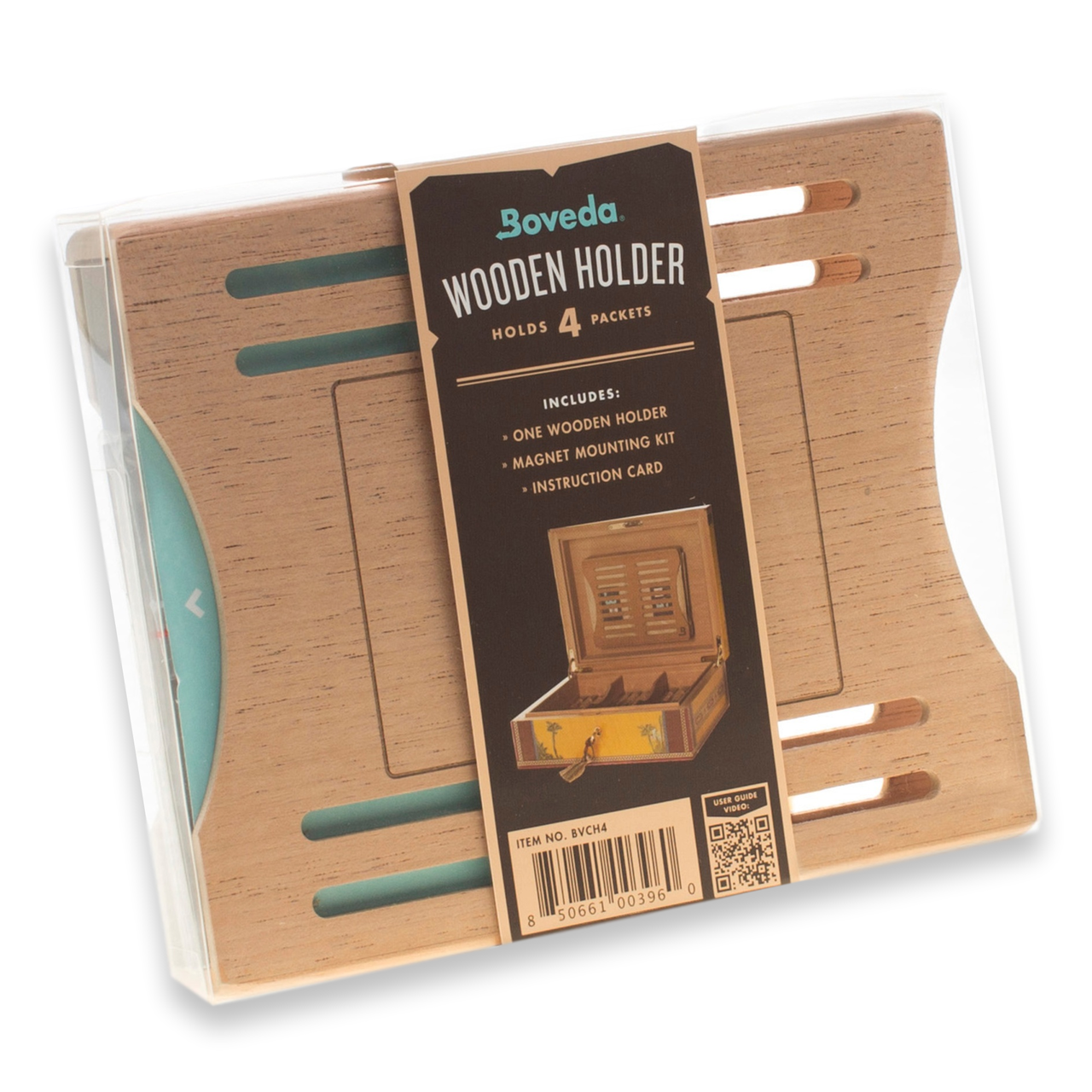 Boveda 4 Pack Cedar Holder (HBVCH4)