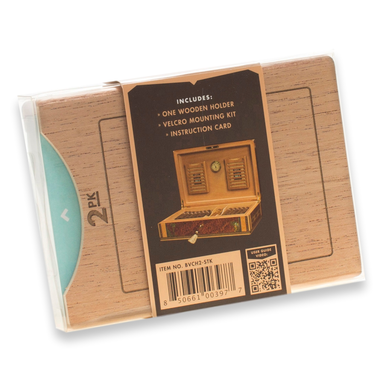 Boveda 2 Pack Cedar Holder - Stacked (HBVCH2-STK)