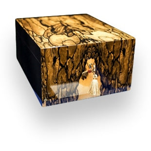 Elie Bleu Royal Ebony 75-100 Cigar Desktop Humidor