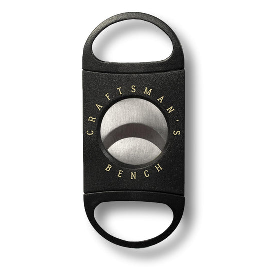 Craftsmans Bench Black Double Blade Cigar Cutter - Main Image - Front Side