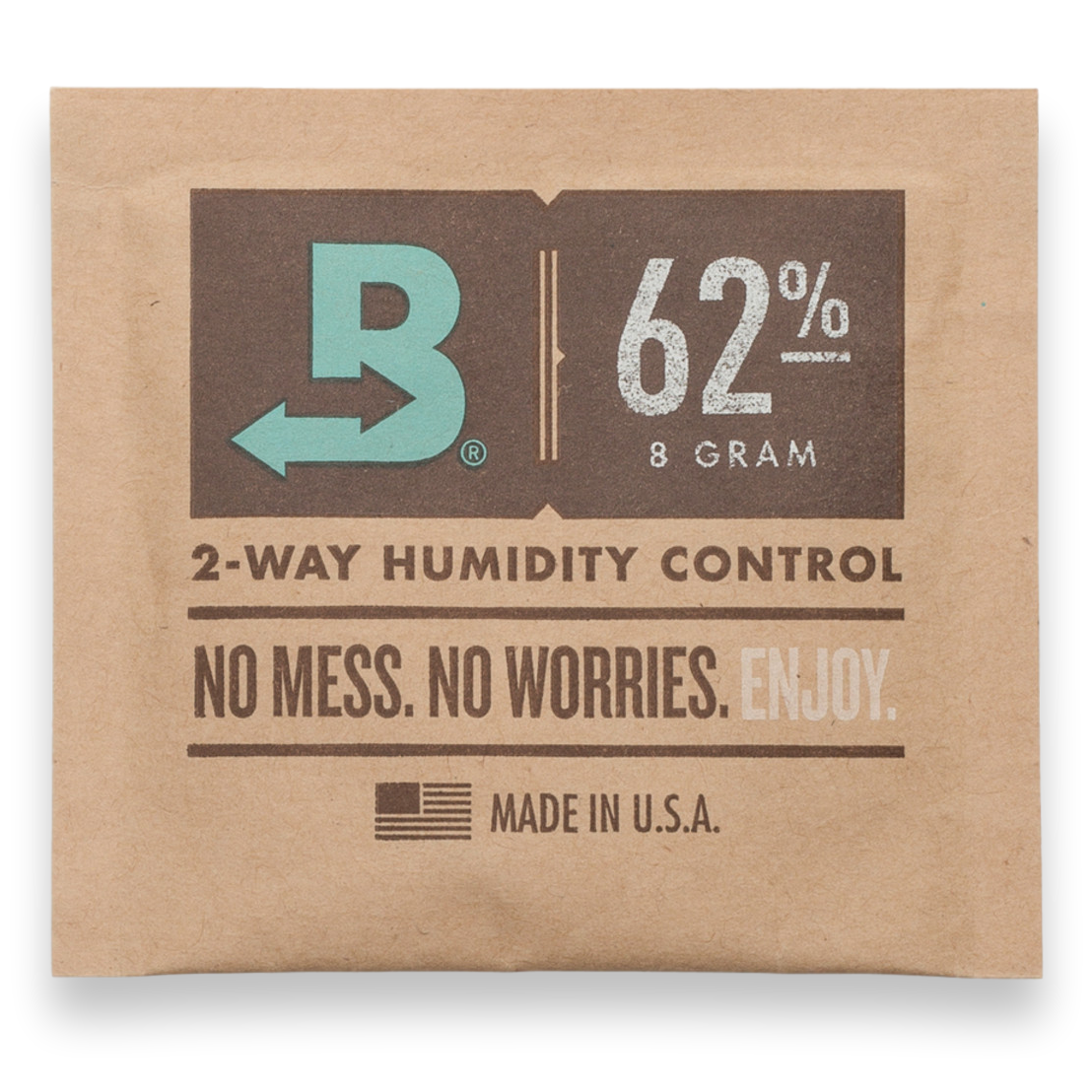 Boveda 62% Humidity Packs - 10-Count, Small 8g  - Exterior Front