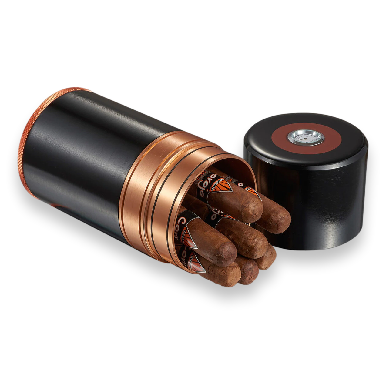 Visol Big Joe 7-Cigar Travel Humidors