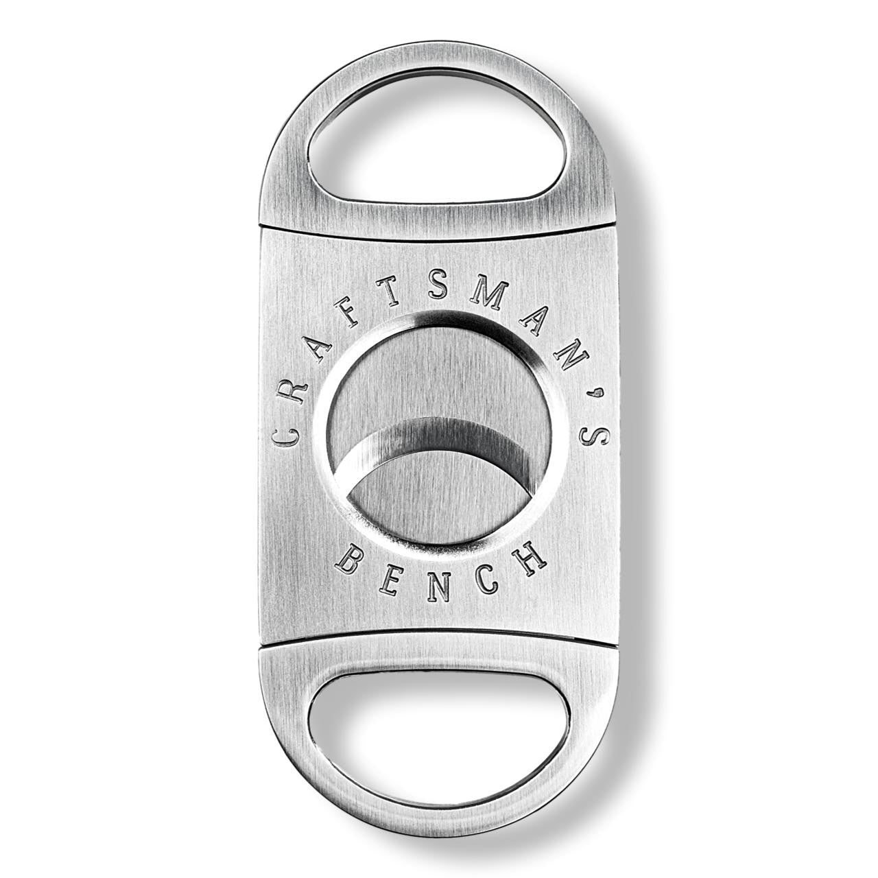 Craftsmans Bench Executive Double Blade Cigar Cutters - Stainless Steel - Main Image - Front Side