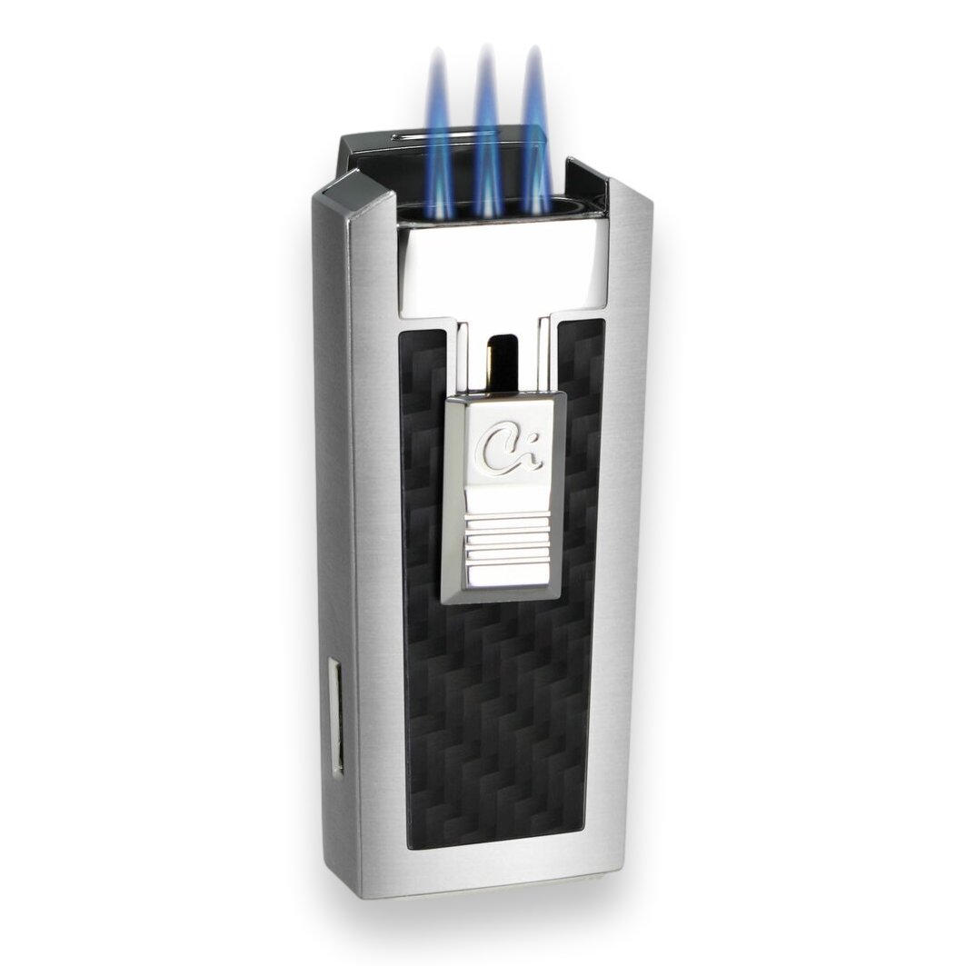 Caseti Tripolis Torch Flame Triple Jet Cigar Lighters