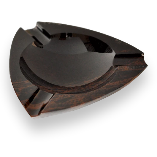 Elie Bleu Obsidian Stone 3 Cigar Ashtray - Obsidian Collection