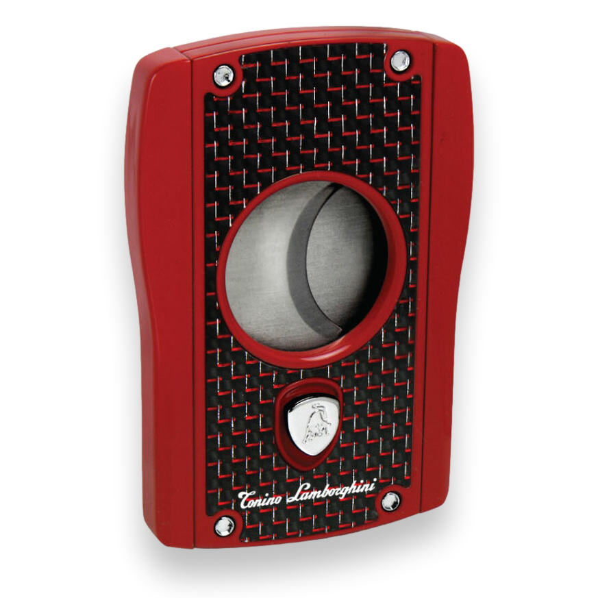 Tonino Lamborghini Aldebaran Carbon Fiber Guillotine Double-Blade Cigar Cutters
