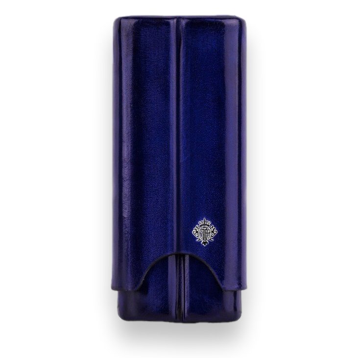 Artigiani Del Re Cuban Robusto Lounge Leather 2-Finger Cigar Cases