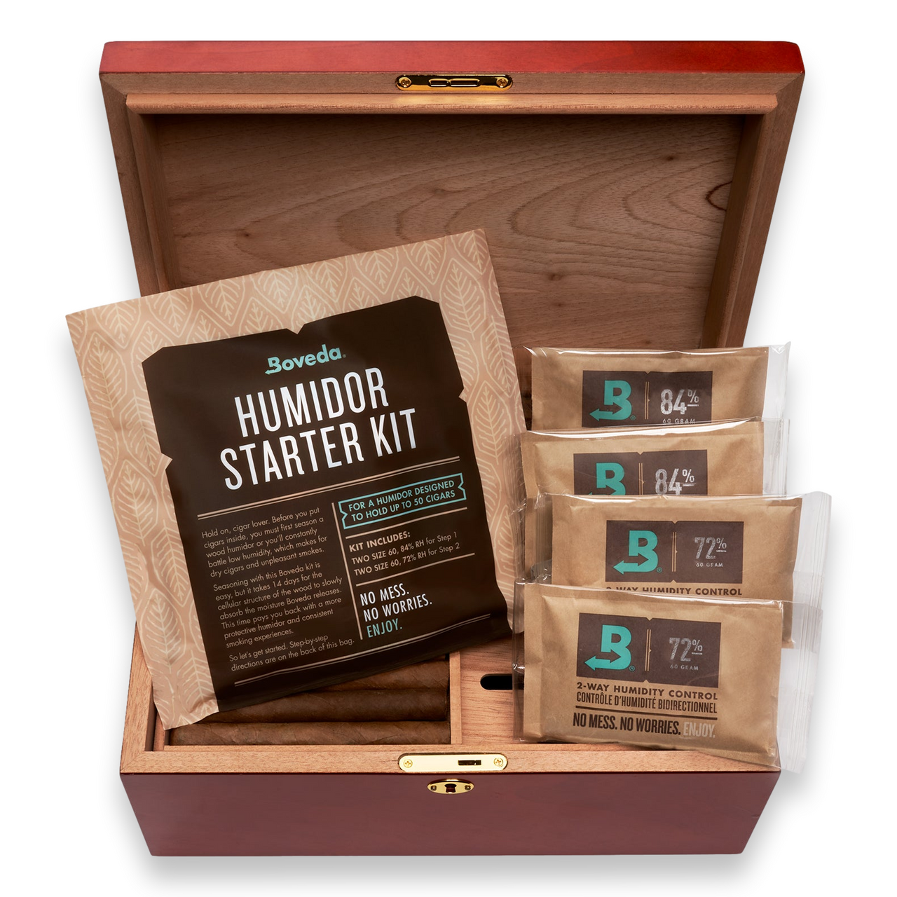 Boveda Starter Kit for 50-Cigar Humidors - Exterior Front in Humidor