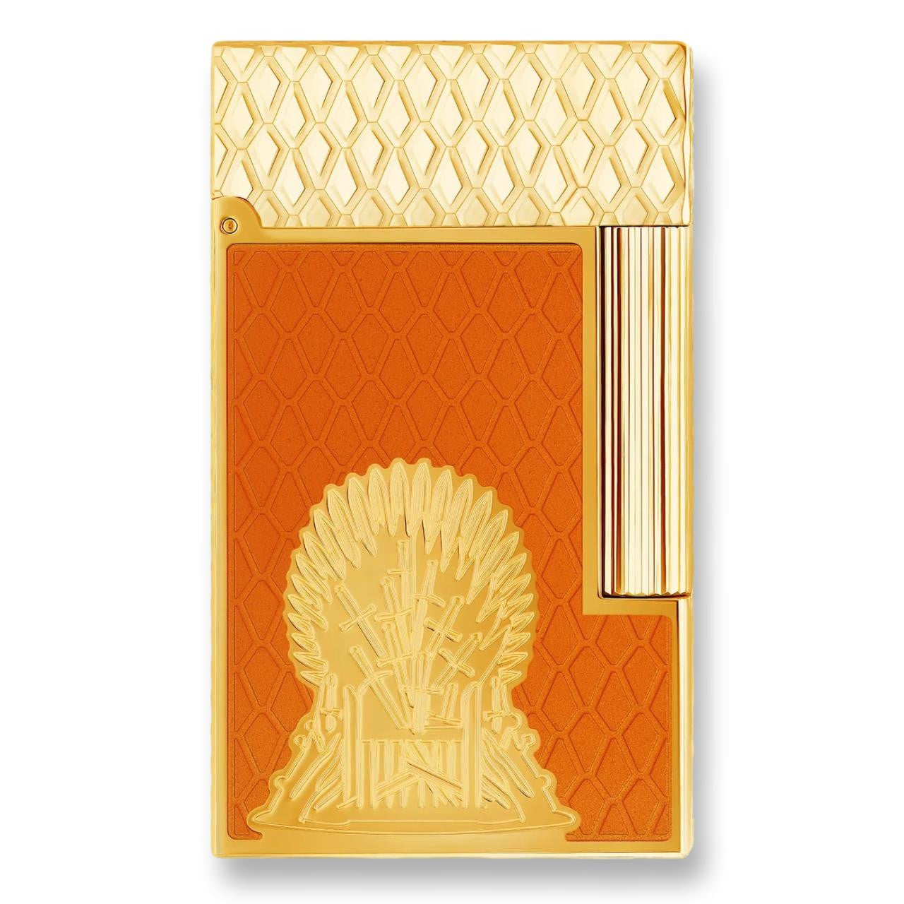 S.T. Dupont Game of Thrones Fire Line 2 Double Soft Flame Cigar Lighter - Front Side