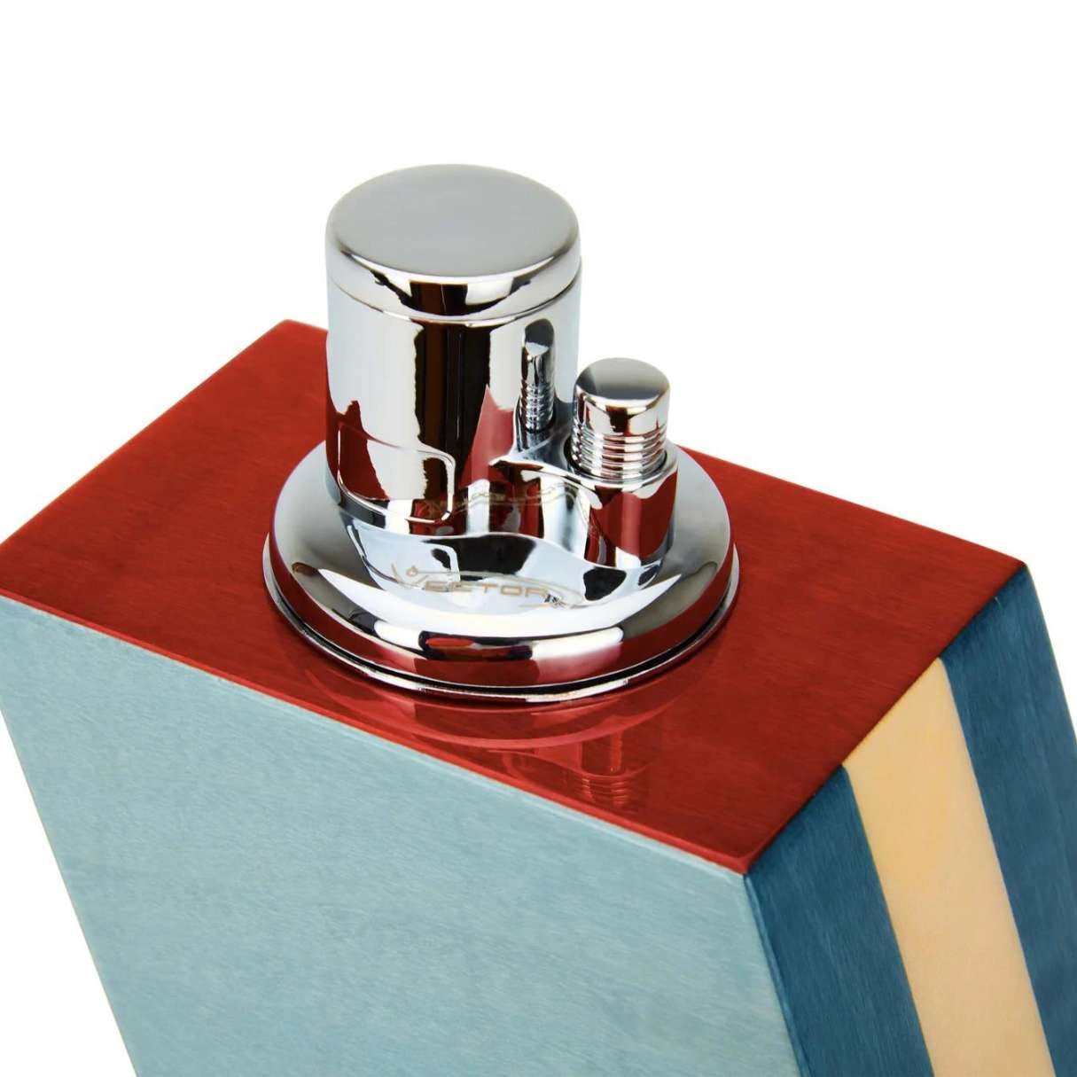 Elie Bleu Large Casa Cubana Torch Flame Triple Jet Tabletop Cigar Lighter - Details