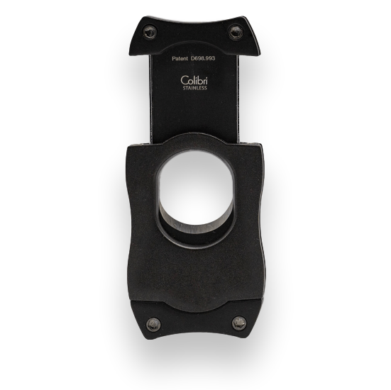 Colibri S-Cut with Black Blades Cigar Cutter - Black - Interior Back