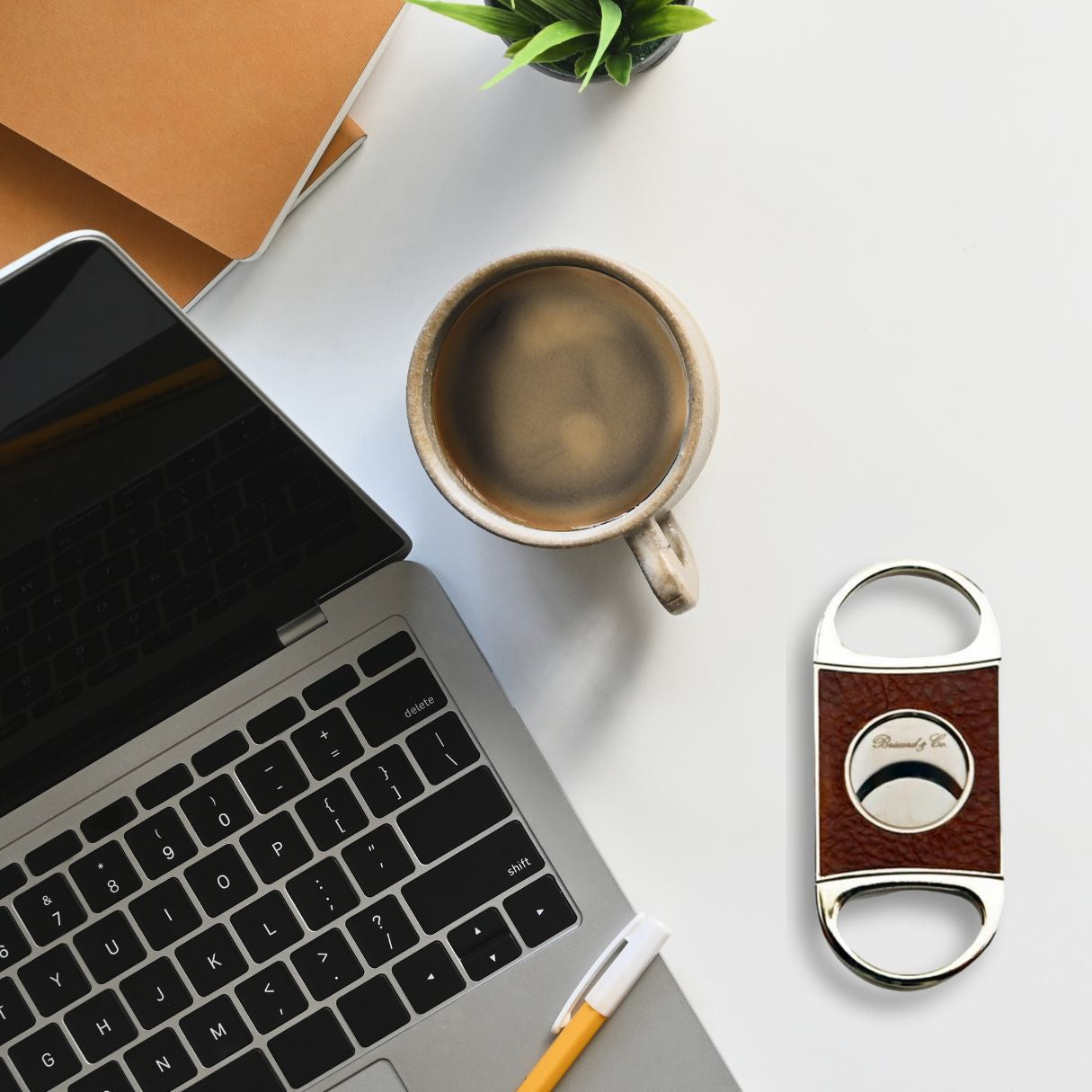 Brizard & Co Double Guillotine Antique Saddle Double Blade Cigar Cutter - Lifestyle