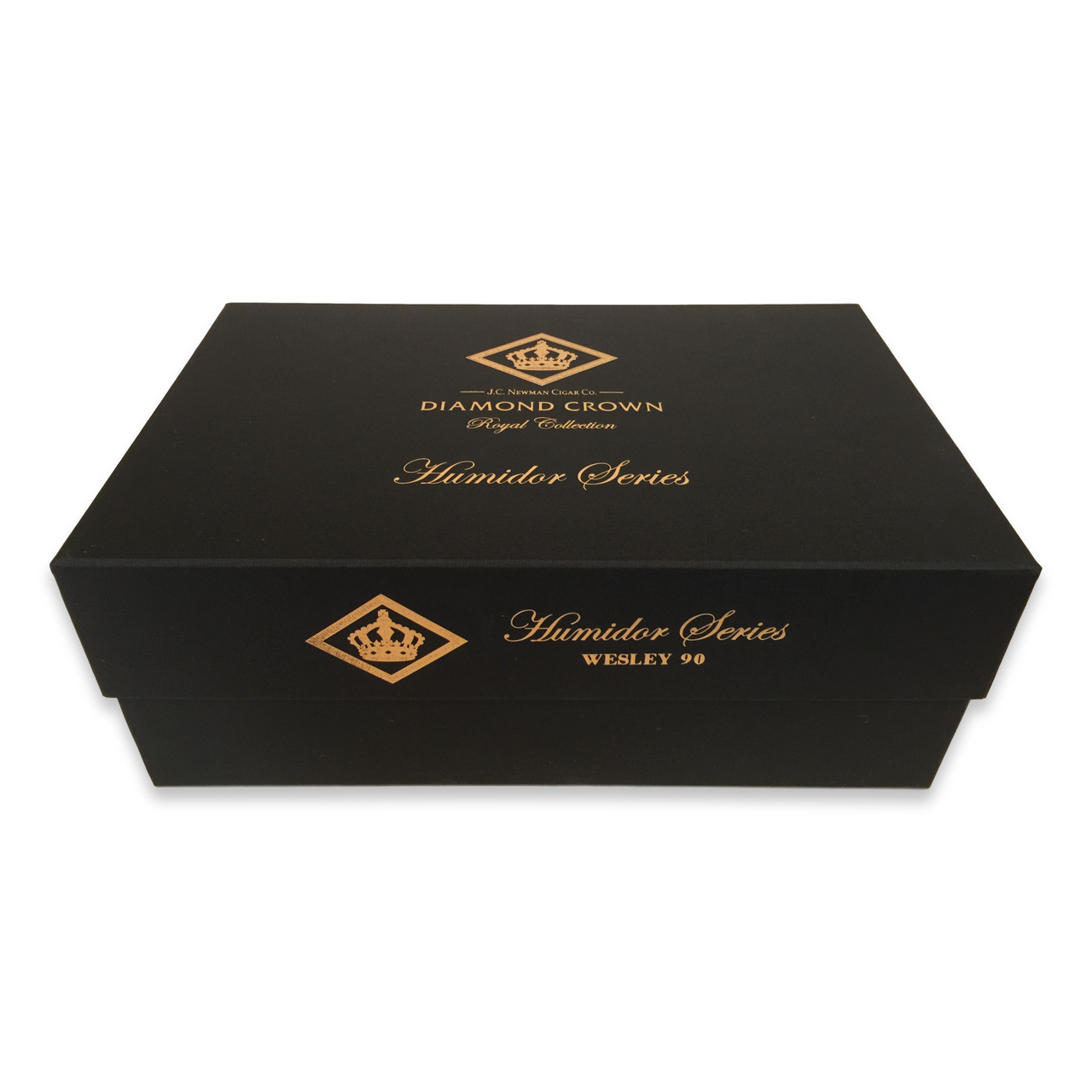 Diamond Crown Wesley 90-Cigar Desktop Humidor - St. James Series (DC-HUM-WESLEY-90) Gift Box