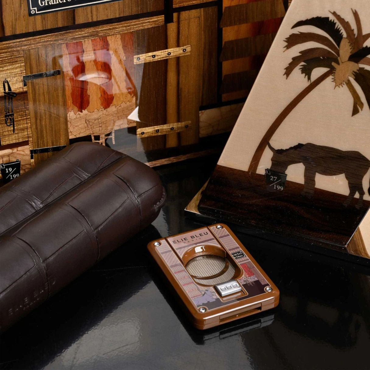 Elie Bleu El Secadero EBC4 Double Blade Cigar Cutter - Collection