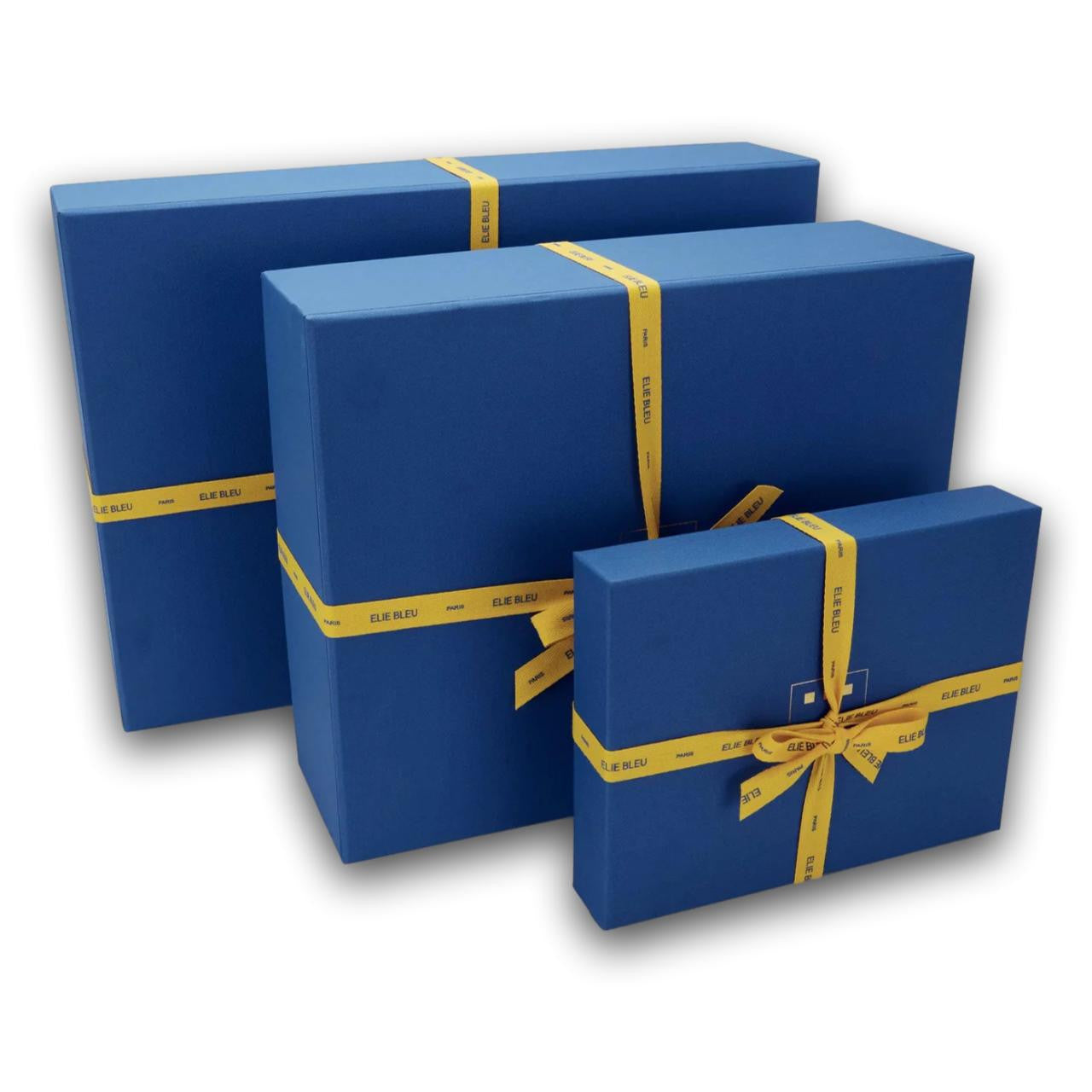 Elie Bleu Patina Leather 3-Finger Soft Cigar Cases - Blue - Boxes