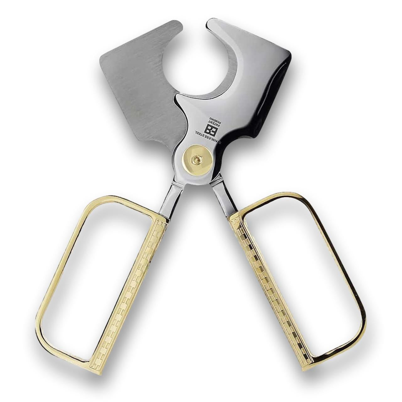 Elie Bleu EBC3 Scissors Cigar Cutters - Gold - Front Opened