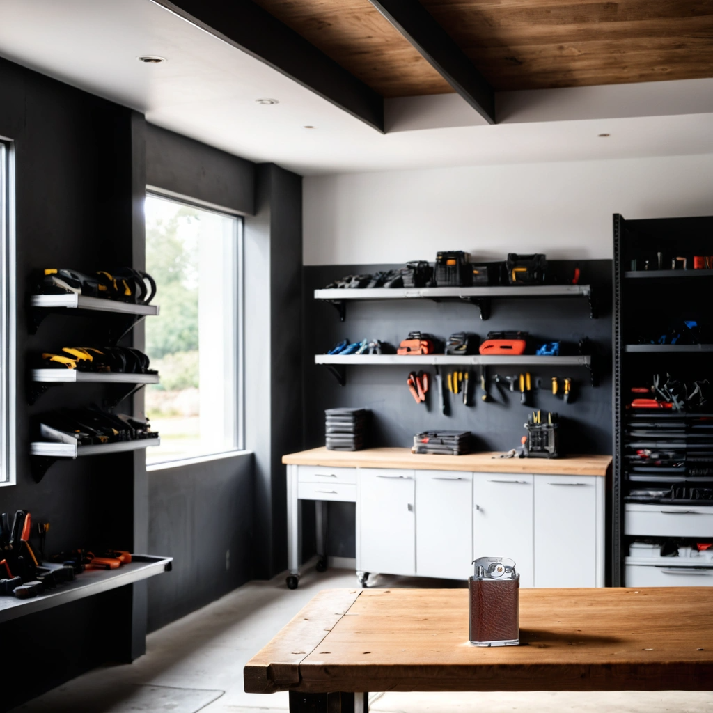 Brizard & Co Antique Saddle Gatsby Torch Flame Triple Jet Tabletop Cigar Lighter - Lifestyle