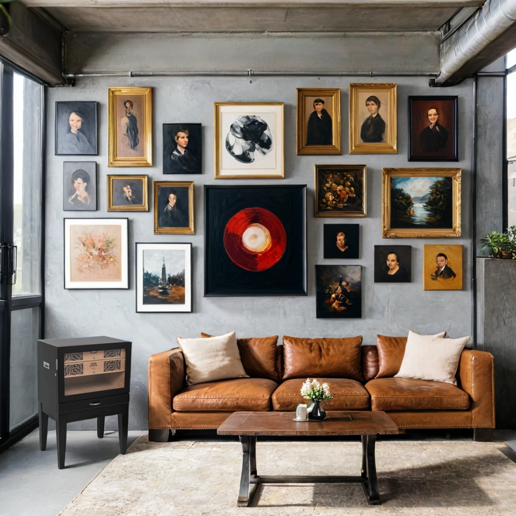 Humidor Supreme Balthazar II End Table 1,024-Cigar Humidors - Lifestyle