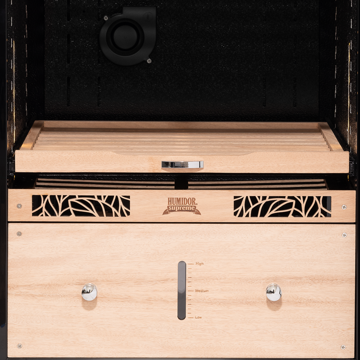 Humidor Supreme Temperature and Humidity Controlled 2,500-Cigar Electric Humidor - Details