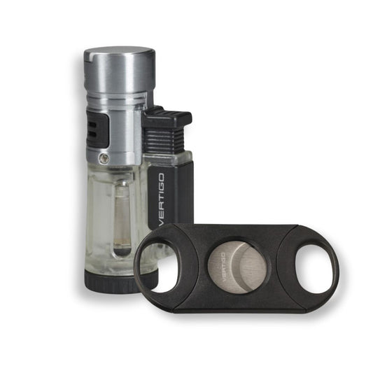 Vertigo Blizzard Lighter & Big Boy Cutter Gift Set - Main Image - Lighter & Cutter