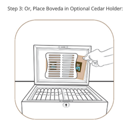 Step 3b - How to Use Boveda Packets