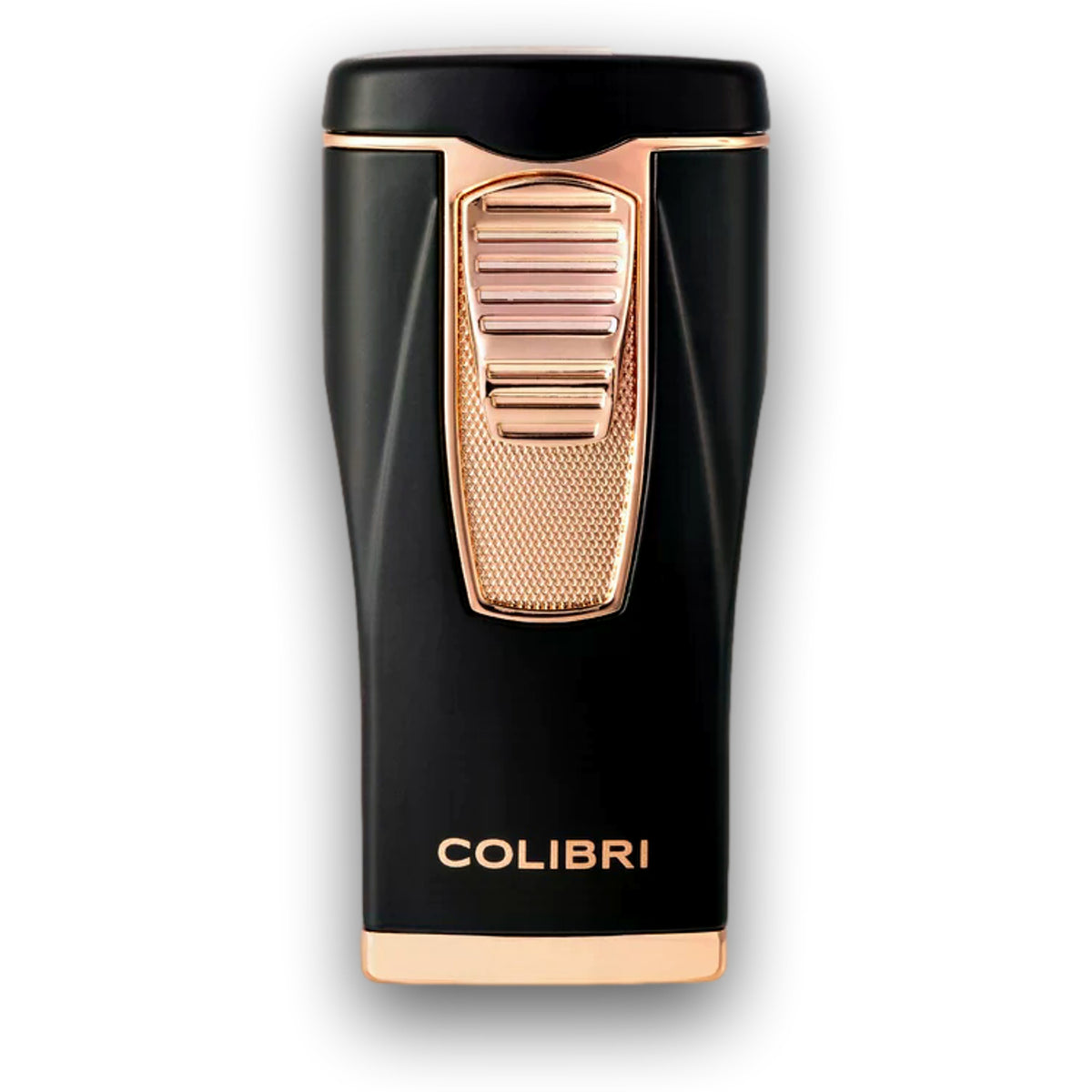 Colibri Monaco Triple Jet Flame Cigar Lighter - Main Image Black + Rose