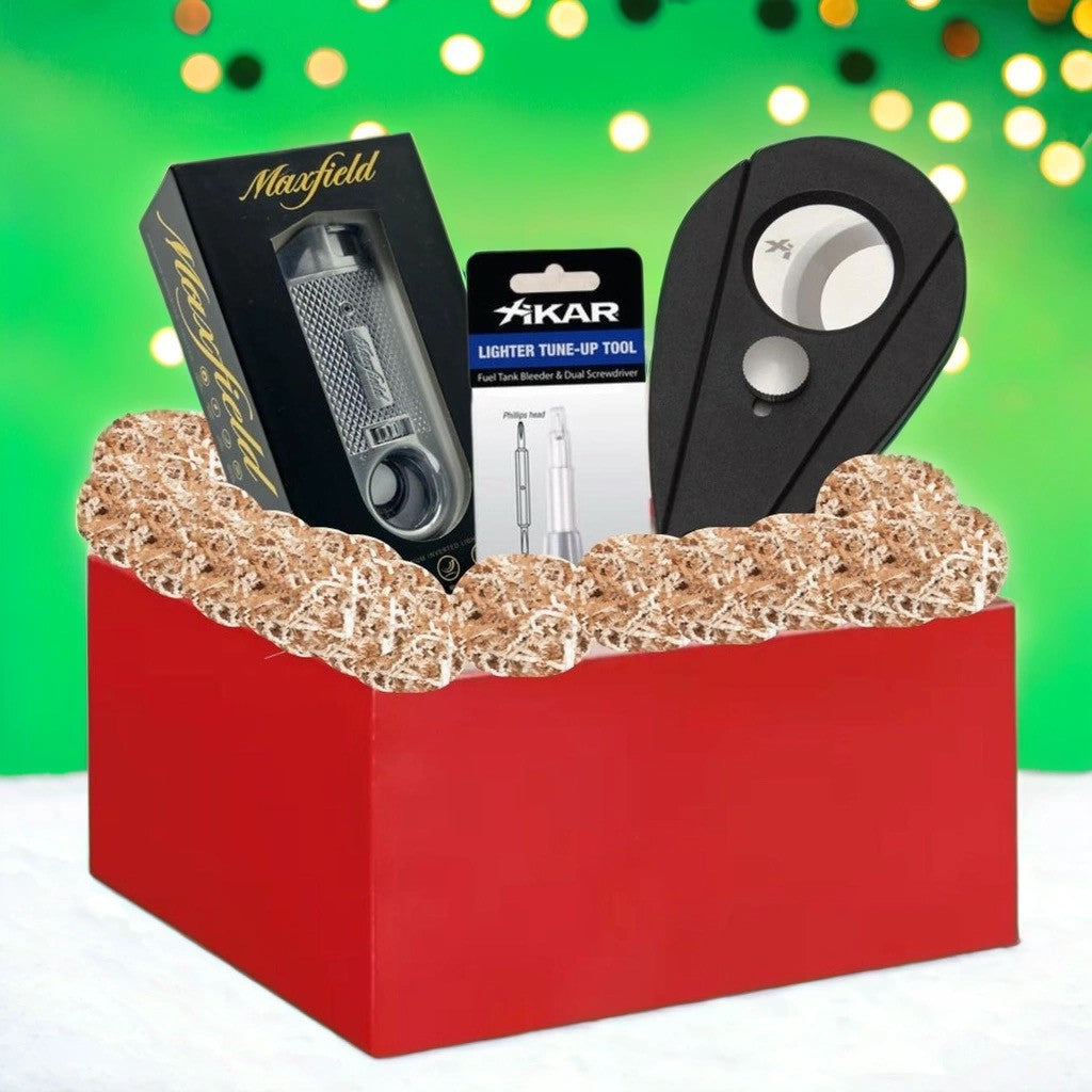 Torch Flame Cigar Lighter and Cutter Gift Set