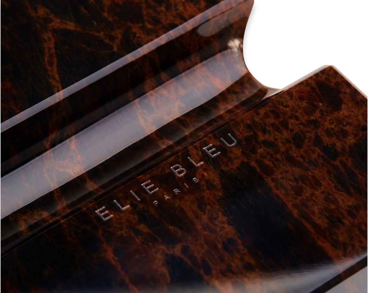 Elie - Bleu - Brown - Obsidian - Stone - 4 - Cigar - Ashtray - Exterior - Logo