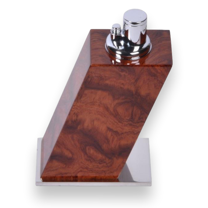 Elie Bleu Figured Bubinga Table Lighter - Classic Collection