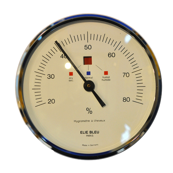 Elie Bleu Large Hygrometer - Silver (NS23AU002G)