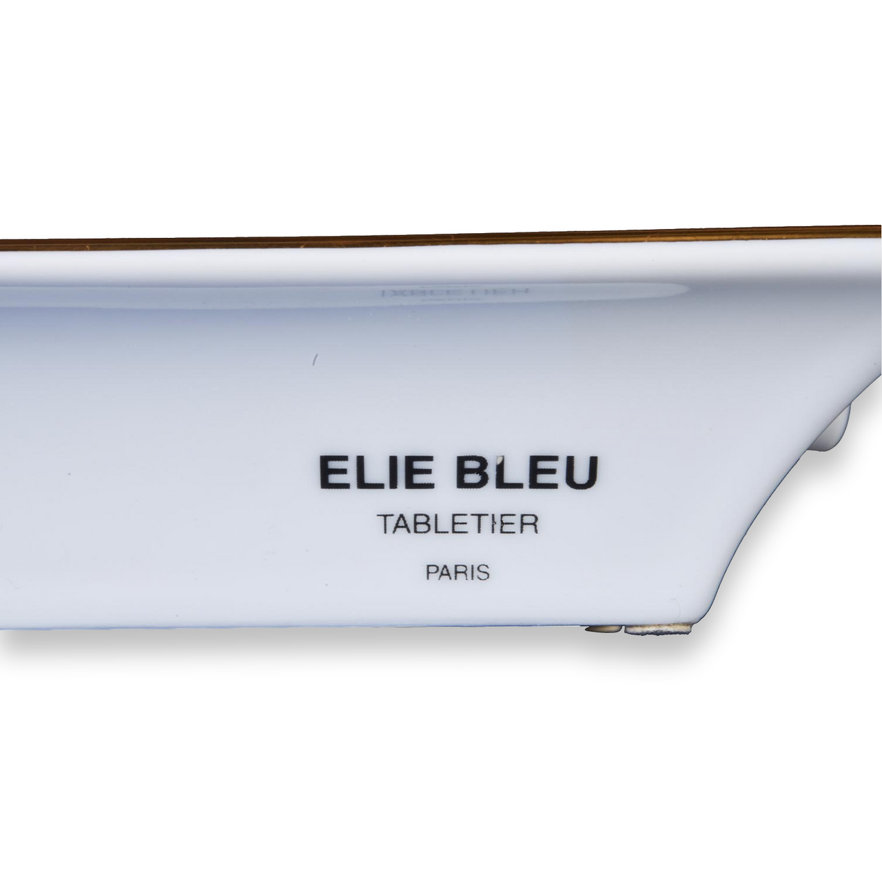 Elie - Bleu - Black - Cigar - Ashtray - Flor - de - Alba - Collection - Exterior - Side - Logo